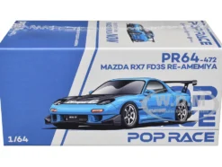 Mazda RX7 (FD3S) RE Amemiya RHD (Right Hand Drive) Light Blue with Carbon Hood