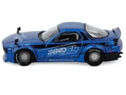 Mazda RX-7 (FD3S) RHD (Right Hand Drive) "Pandem Rocket Bunny" Blue Chrome "Tokyo Auto Salon 2026 Event Edition" 1/64 Diecast Model Car by Inno Models