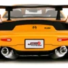 1993 Mazda RX-7 "HKS Power" Yellow with Carbon Hood "JDM Tuners" Series 1/24 Diecast Model Car by Jada
