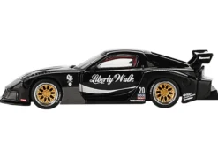 Mazda RX-7 LB-Super Silhouette #20 "Liberty Walk" Black Limited Edition 1/64 Diecast Model Car by Mini GT