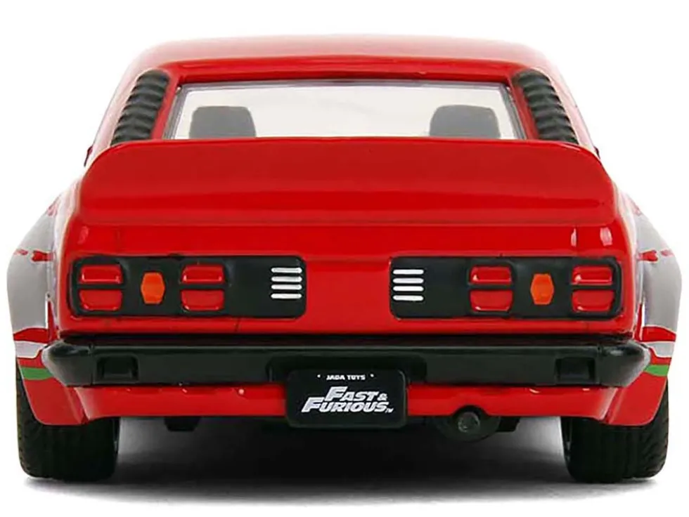 1974 Mazda RX-3 Red with Graphics "Fast & Furious" Series 1/32 Diecast Model Car by Jada