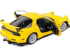 1994 Mazda RX7 Type RS (FD3RS) RHD (Right Hand Drive) Yellow 1/18 Diecast Model Car by Solido