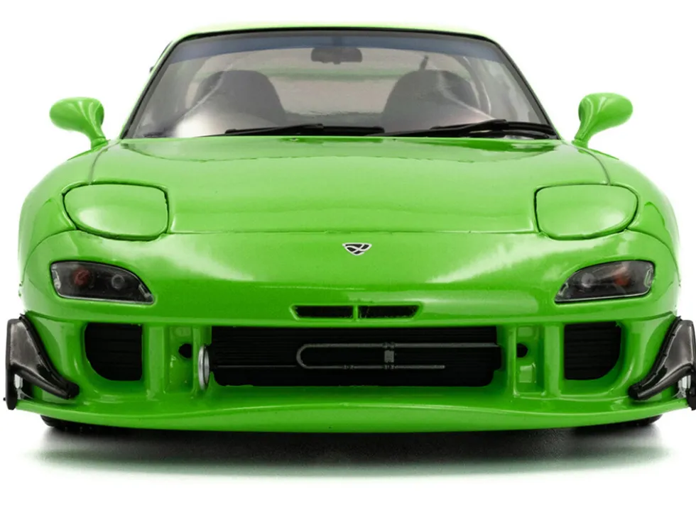 1999 Mazda RX7 Type RS (FD3RS) RHD (Right Hand Drive) Neon Green 1/18 Diecast Model Car by Solido