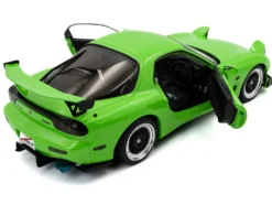 1999 Mazda RX7 Type RS (FD3RS) RHD (Right Hand Drive) Neon Green 1/18 Diecast Model Car by Solido