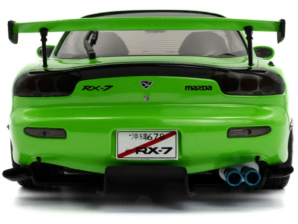 1999 Mazda RX7 Type RS (FD3RS) RHD (Right Hand Drive) Neon Green 1/18 Diecast Model Car by Solido