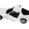 2001 Mazda RX7 Type RS (FD3S) RHD (Right Hand Drive) White 1/18 Diecast Model Car by Solido