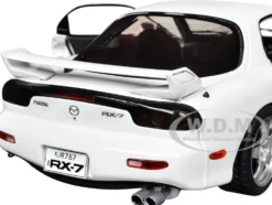 2001 Mazda RX7 Type RS (FD3S) RHD (Right Hand Drive) White 1/18 Diecast Model Car by Solido
