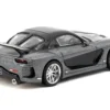 Mazda RX-7 "VeilSide Fortune7" RHD (Right Hand Drive) Gray Metallic and Black "Global64" Series 1/64 Diecast Model Car by Tarmac Works
