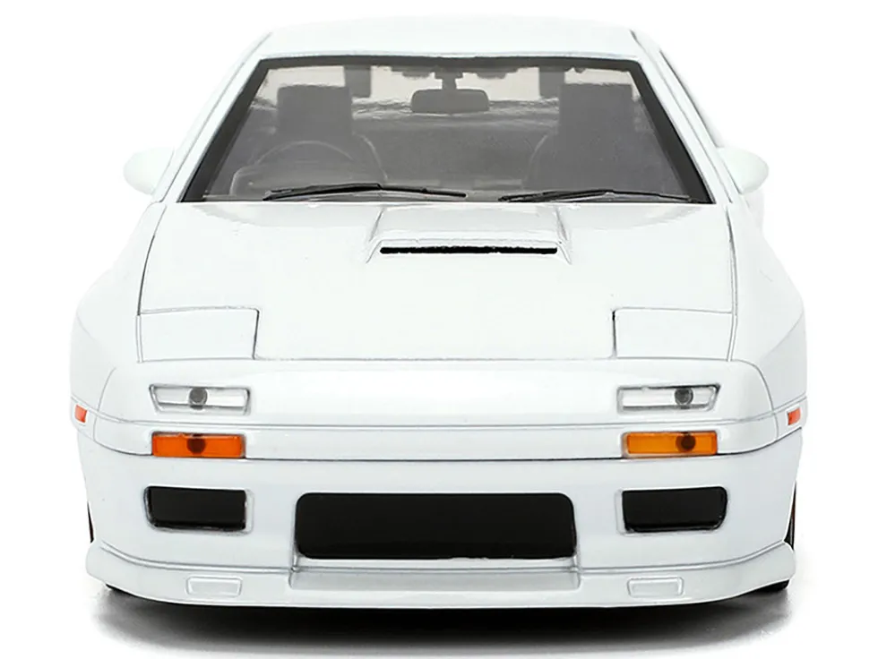 1985 Mazda RX-7 White "JDM Tuners" Series 1/24 Diecast Model Car by Jada