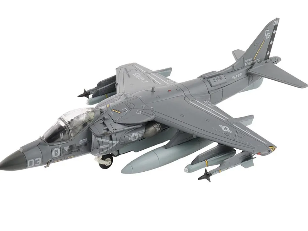 McDonnell Douglas AV-8B Plus Harrier II Aircraft "165357, VMA-231 Ace of Spades, Operation Inherent Resolve, USCENTCOM" (2017) United States Marine Corps "Air Power Series" 1/72 Diecast Model by Hobby Master