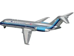 McDonnell Douglas DC-9-14 Commercial Aircraft "Eastern Air Lines" (N8910E) Silver with Blue Stripes 1/400 Diecast Model Airplane by V1:400