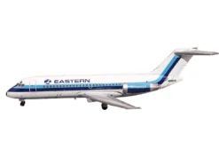 McDonnell Douglas DC-9-14 Commercial Aircraft "Eastern Air Lines" (N8901E) White with Blue Stripes 1/400 Diecast Model Airplane by V1:400