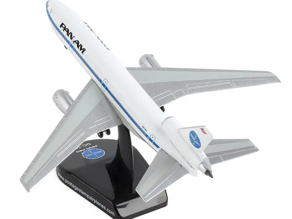 McDonnell Douglas DC 10 Commercial Aircraft Pan American World Airways Pan Am 1/400 Diecast Model Airplane Postage Stamp PS5820-5