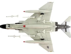 McDonnell Douglas EF-4C Wild Weasel Fighter-Bomber Aircraft "64-0840, 67th TFS, Korat RTAFB, Super Cocks Swiss Samilar" (1971) United States Air Force "Air Power Series" 1/72 Diecast Model by Hobby Master
