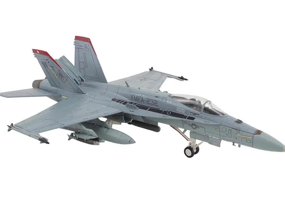 McDonnell Douglas F/A-18C Hornet Aircraft "VMFA-232, Red Devils" (2014) United States Marine Corps "Air Power Series" 1/72 Diecast Model by Hobby Master