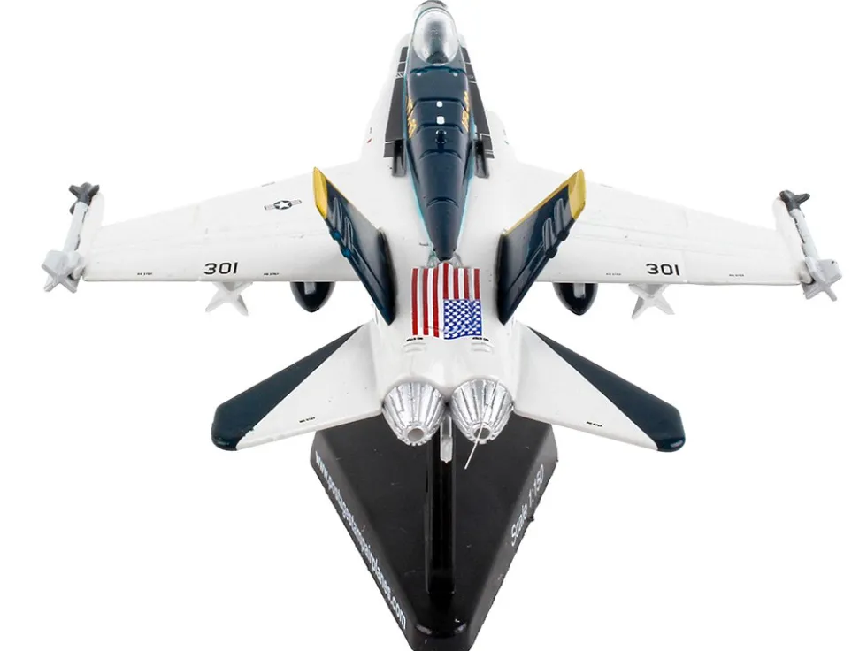 McDonnell Douglas F A 18C Hornet Fighter Aircraft VFA 83 Rampagers United States Navy 1/150 Diecast Model Airplane Postage Stamp PS5338-4