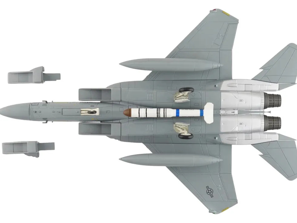 McDonnell Douglas F-15A Eagle Fighter Aircraft "76-0111, 318th Fighter Interceptor Squadron" United States Air Force "Air Power Series" 1/72 Diecast Model by Hobby Master