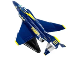 McDonnell Douglas F 4B Phantom II Fighter Aircraft Blue Angels United States Navy 1/155 Diecast Model Airplane Postage Stamp PS5384-5