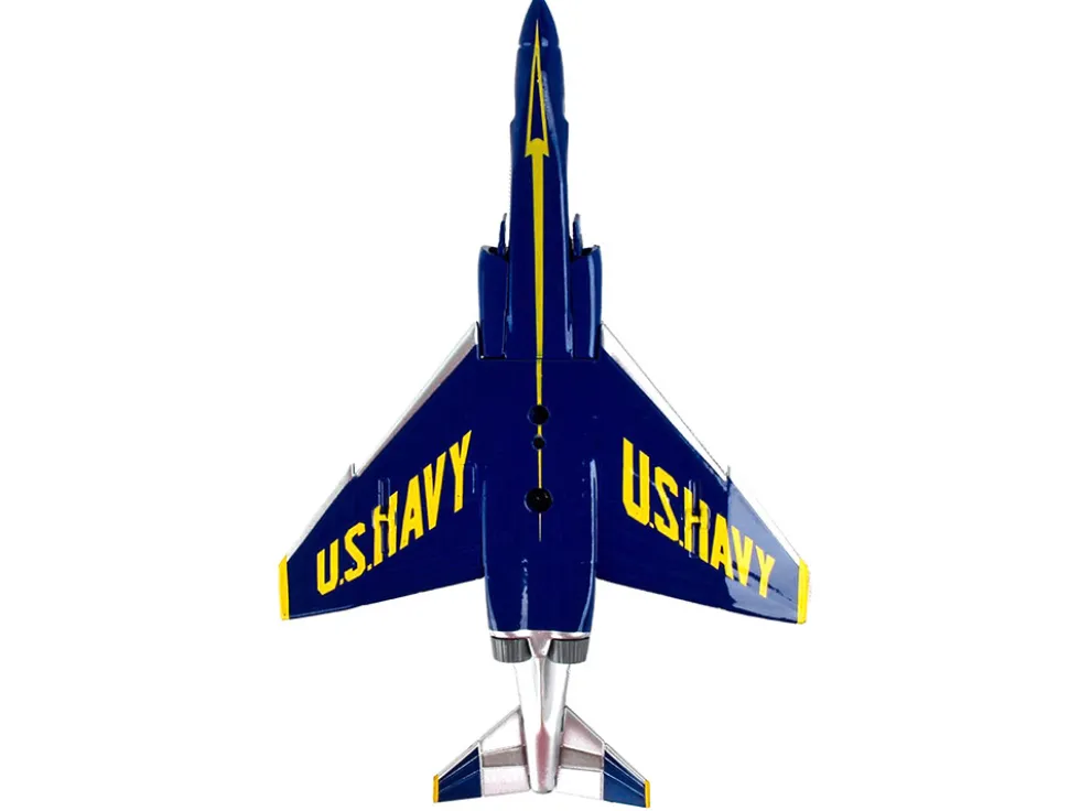 McDonnell Douglas F 4B Phantom II Fighter Aircraft Blue Angels United States Navy 1/155 Diecast Model Airplane Postage Stamp PS5384-5