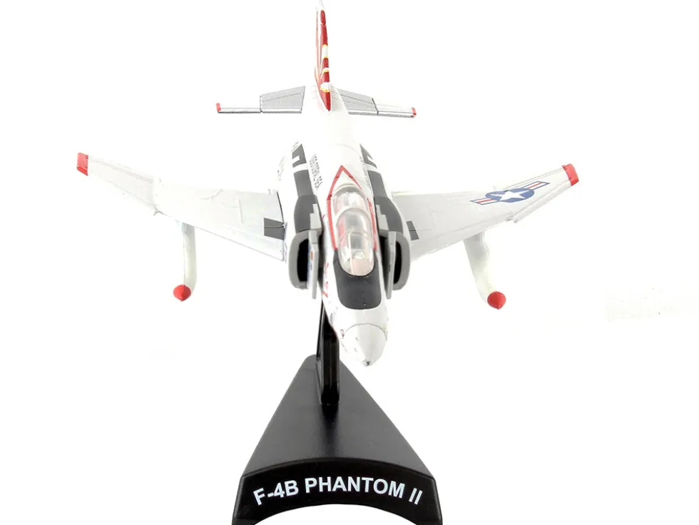 McDonnell Douglas F 4B Phantom II Fighter Aircraft VF 111 Sundowners United States Navy 1/155 Diecast Model Airplane Postage Stamp PS5384-3