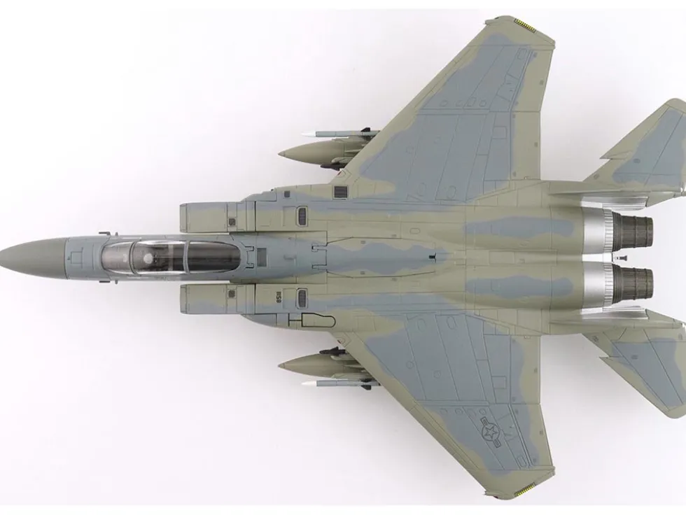 McDonnell Douglas F-15C Eagle Fighter Aircraft "85-0111, 11th Air Force, Elmendorf Air Force Base, Alaska" United States Air Force "Air Power Series" 1/72 Diecast Model by Hobby Master