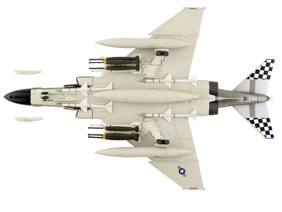 McDonnell Douglas F-4C Phantom II Fighter-Bomber Aircraft "63-7666, William Tell, 57th FIS, Keflavik Airport, Iceland" (1977) United States Air Force "Air Power Series" 1/72 Diecast Model by Hobby Master