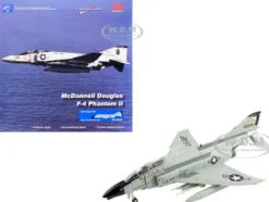 McDonnell Douglas F-4C Phantom II Fighter-Bomber Aircraft "40838, 114th Tactical Fighter Training Squadron, Oregon Air National Guard" (1980) United States Air Force "Air Power Series" 1/72 Diecast Model by Hobby Master