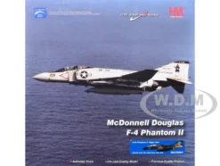 McDonnell Douglas F-4D Phantom II Fighter-Bomber Aircraft "66-8738, Night Owl, 497th TFS, Ubon RTAFB, Thailand" (1972) United States Air Force "Air Power Series" 1/72 Diecast Model by Hobby Master