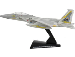 McDonnell Douglas F 15 Eagle Fighter Aircraft 5th Fighter Interceptor Squadron United States Air Force 1/150 Diecast Model Airplane Postage Stamp PS5385-4