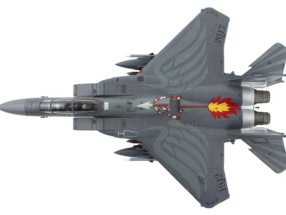 McDonnell Douglas F-15E Strike Eagle Fighter Aircraft "4th FW 75th Anniversary, Seymour Johnson AFB" (2018) United States Air Force "Air Power Series" 1/72 Diecast Model by Hobby Master