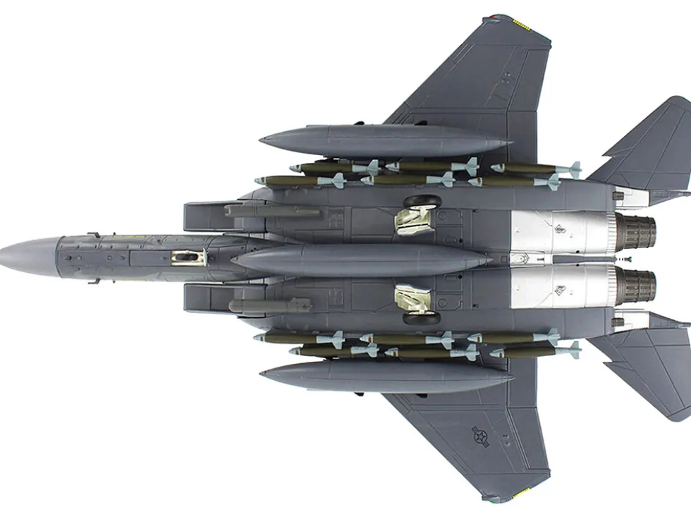 McDonnell Douglas F-15E Strike Eagle Fighter Aircraft "4th FW 75th Anniversary, Seymour Johnson AFB" (2018) United States Air Force "Air Power Series" 1/72 Diecast Model by Hobby Master