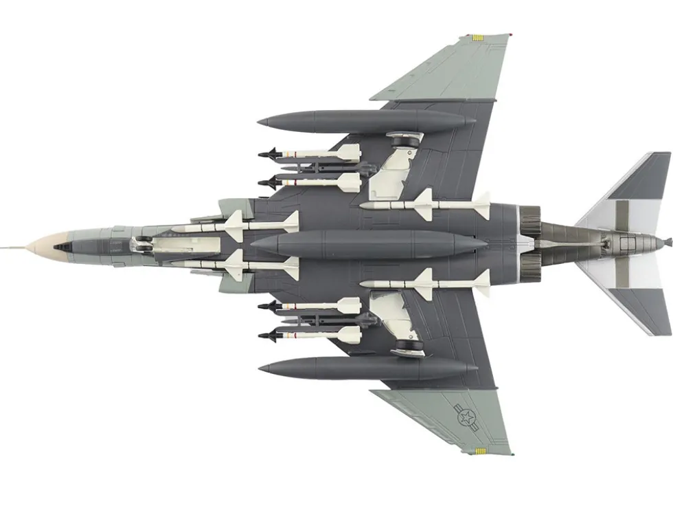 McDonnell Douglas F-4F Phantom II Fighter-Bomber Aircraft "AF72-257, 20th Fighter Squadron, 49th Fighter Wing, Holloman AFB" (2002) United States Air Force "Air Power Series" 1/72 Diecast Model by Hobby Master