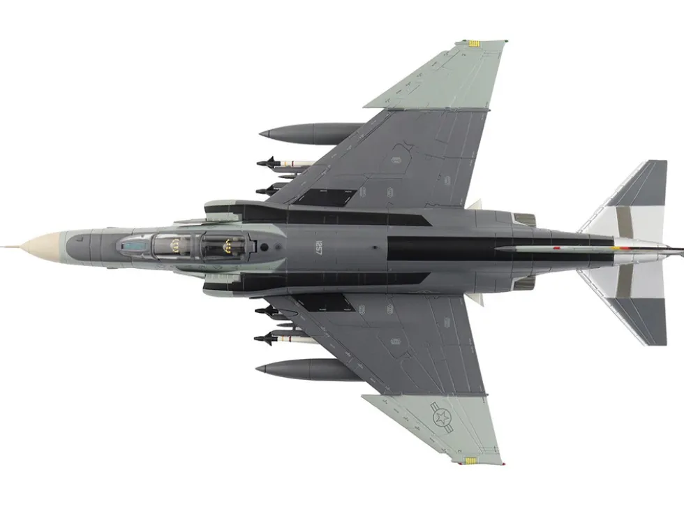 McDonnell Douglas F-4F Phantom II Fighter-Bomber Aircraft "AF72-257, 20th Fighter Squadron, 49th Fighter Wing, Holloman AFB" (2002) United States Air Force "Air Power Series" 1/72 Diecast Model by Hobby Master