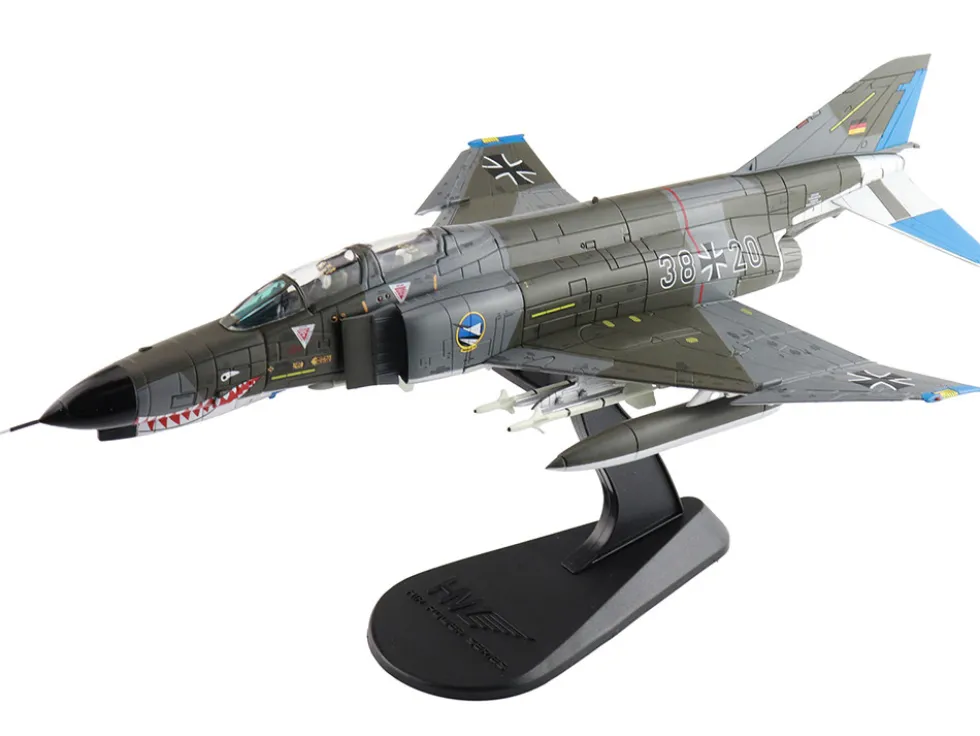 McDonnell Douglas F-4F Phantom II Fighter-Bomber Aircraft "Jagdgeschwader 74 (JG 74), Molders" (1982) German Luftwaffe "Air Power Series" 1/72 Diecast Model by Hobby Master