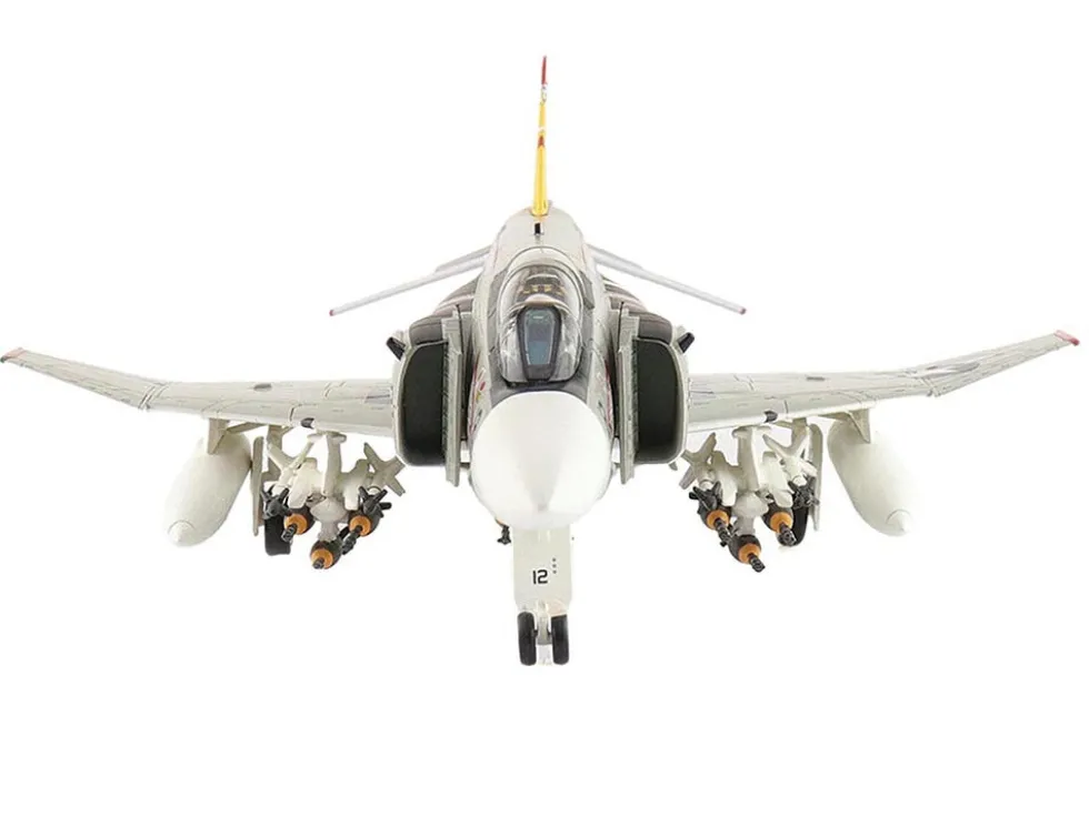 McDonnell Douglas F-4J Phantom II Fighter-Bomber Aircraft "153893, VMFA-312 Checkerboards" (1976) United States Marine Corps "Air Power Series" 1/72 Diecast Model by Hobby Master