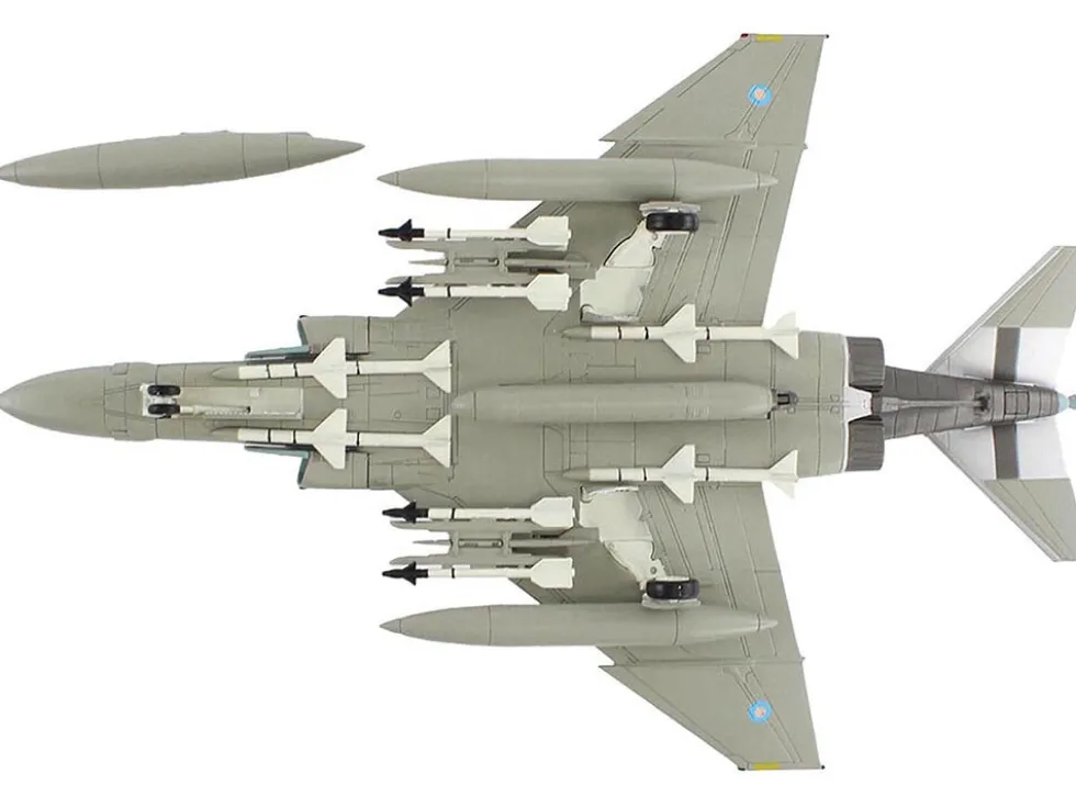 McDonnell Douglas F-4J(UK) Phantom II Fighter-Bomber Aircraft "ZE359, AF Wattisham, England" British Royal Air Force "Air Power Series" 1/72 Diecast Model by Hobby Master