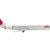 McDonnell Douglas MD-90 Commercial Aircraft "Japan Airines" (JA002D) White with Red Tail 1/400 Diecast Model Airplane by GeminiJets