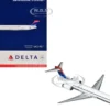 McDonnell Douglas MD-90 Commercial Aircraft "Delta Air Lines" (N910DN) White with Blue and Red Tail 1/400 Diecast Model Airplane by GeminiJets