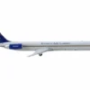 McDonnell Douglas MD-83 Commercial Aircraft "Everts Air Cargo" (N965CE) White with Blue Tail 1/400 Diecast Model Airplane by GeminiJets