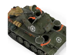 M24 Chaffee Light Tank "8th Armored Division, 36th Tank Batallion, Rheinberg, Germany, World War II" (1945) United States Army "Armoured Fighting Vehicle" Series 1/32 Diecast Model by Forces of Valor