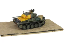 M24 Chaffee Light Tank Tiger Face 79th Tank Btn Han River South Korea 1950 United States Army Armoured Fighting Vehicle Series 1/32 Diecast Model Forces of Valor FOV-801002B