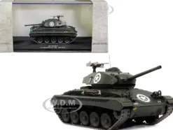 M24 Chaffee Tank #3 U.S.A. 1st Armored Division Italy April 1945 1/43 Diecast Model AFVs WWII 23196-45
