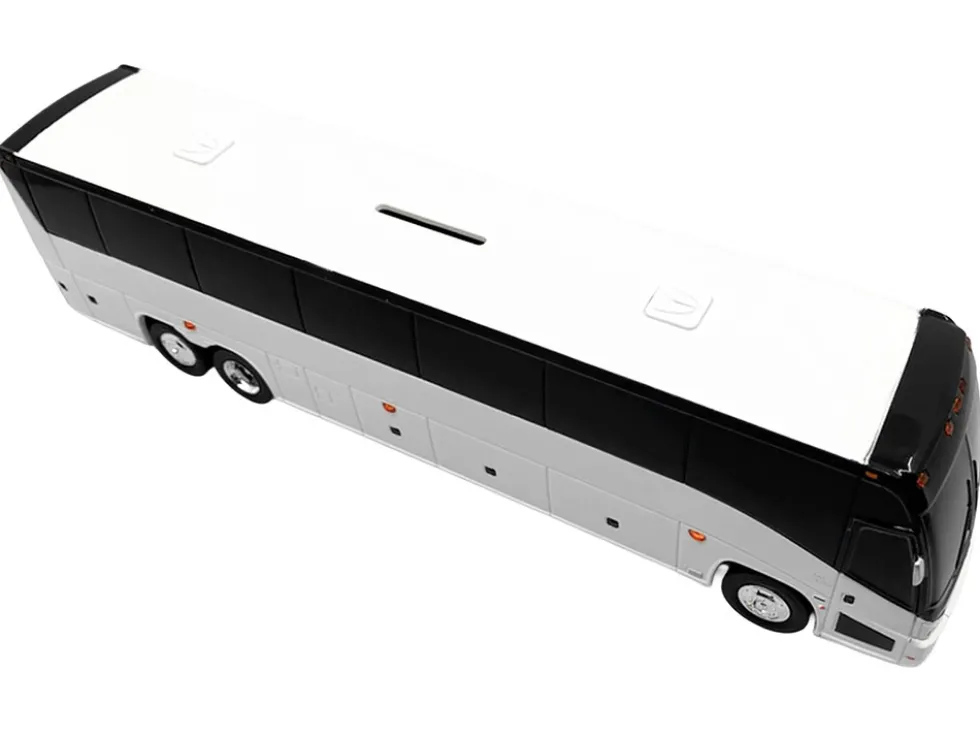 MCI J4500 Coach Bus Bank White Limited Edition 1/50 Model by Iconic Replicas