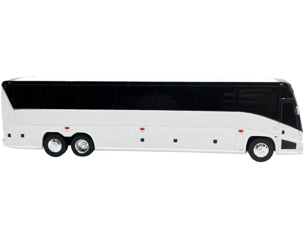 MCI J4500 Coach Bus Bank White Limited Edition 1/50 Model by Iconic Replicas