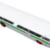 1964 MCI MC-5A Coach Bus "Golden Gate Transit" White with Green Stripes "Vintage Bus & Motorcoach Collection" Limited Edition to 504 pieces Worldwide 1/87 (HO) Diecast Model by Iconic Replicas