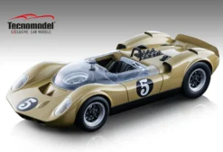 McLaren Elva Mark 1 #5 Gold Spinout 1966 Movie Limited Edition 1/18 Model Car Tecnomodel TM18-86 D
