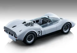 McLaren Elva Mark 1 #21 Graham Hill DNF Did Not Finish Guards Trophy Brand Hatch 1965 Mythos Series Limited Edition 90 pieces Worldwide 1/18 Model Car Tecnomodel TM18-86 C