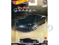 McLaren F1 Black Red Stripes Jay Leno’s Garage Diecast Model Car Hot Wheels HCK08