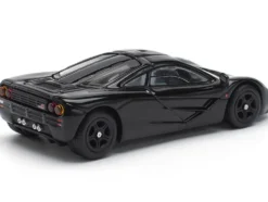 McLaren F1 Jet Black 1/64 Diecast Model Car by Pop Race
