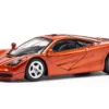 McLaren F1 Orange Metallic 1/64 Diecast Model Car by Pop Race